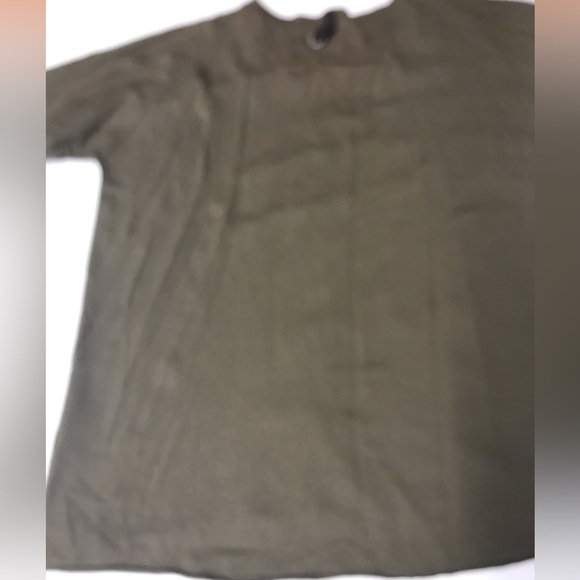 Henrietta Steffensen Copenhagen olive t shirt tree motif sz S/M - Picture 8 of 11